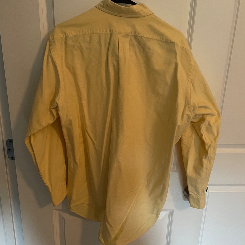 Ralph Lauren, yellow long, sleeved dress shirt - Picture 2 of 4